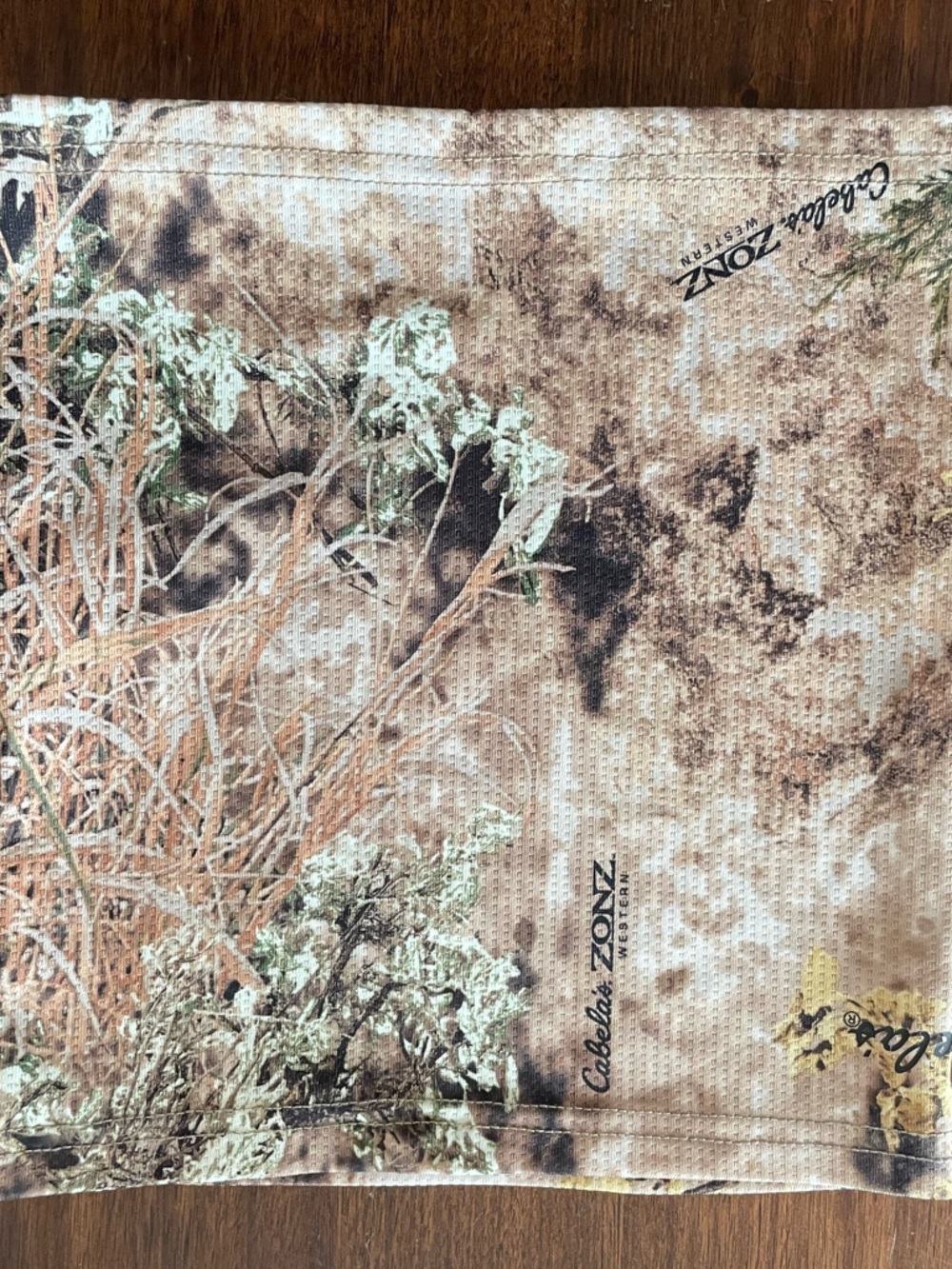 Cabela's Camouflage Neck Gaiter with Breathable Synthetic Fabric